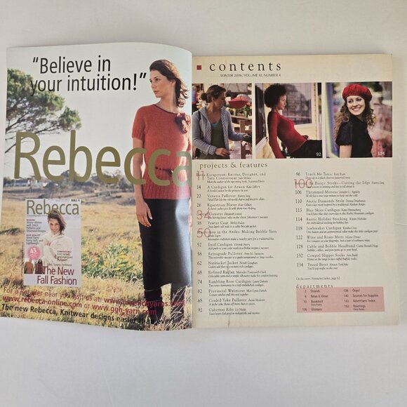 Interweave Knits Magazine Winter 2006 Warm Projects & Yarn Ideas - Picture 5 of 13